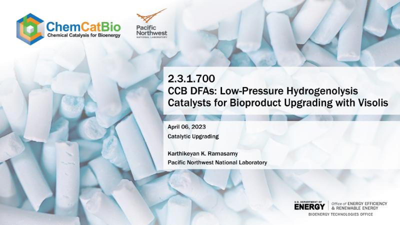 The Digest’s 2024 Multi-Slide Guide to  Low-Pressure Hydrogenolysis Catalysts for Bioproduct Upgrading