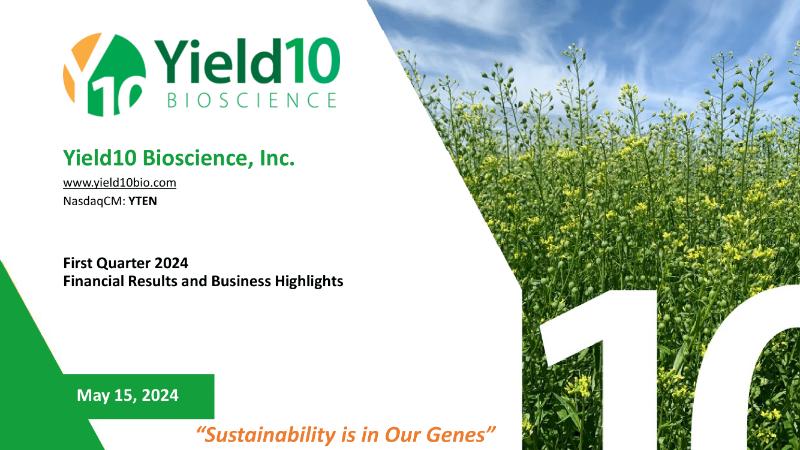 The Digest’s 2024 Multi-Slide Guide to Yield10 Biosciences, the investment perspective