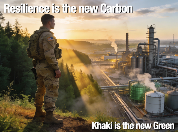 Resilience Is the New Carbon: Khaki Is the New Green
